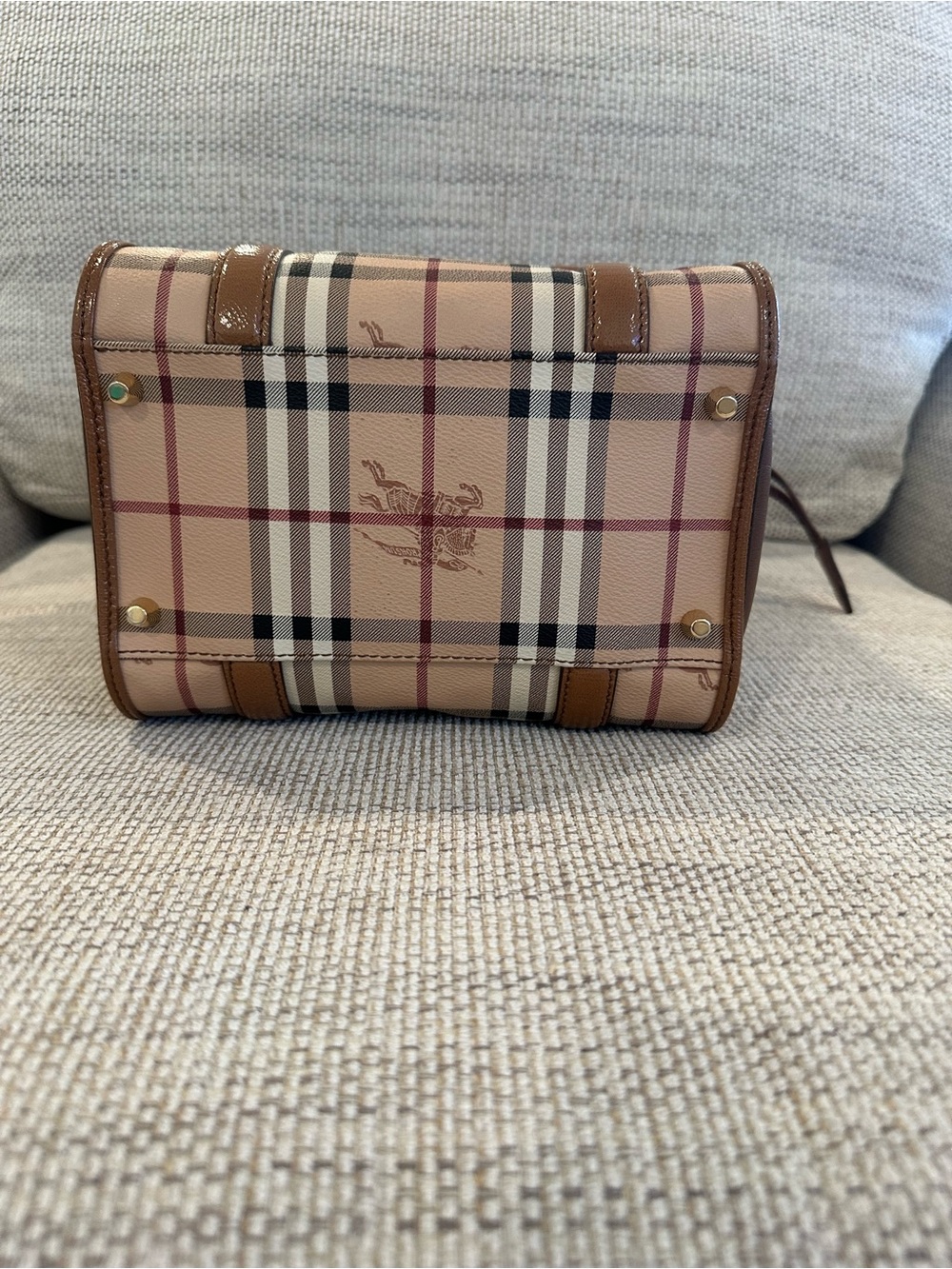 Burberry Small Dinton Haymarket Check Bag - Picture 7 of 12